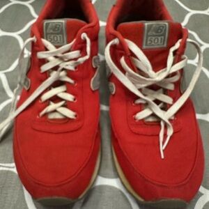 Vintage Red New Balance 501 Size 15 Excellent Condition